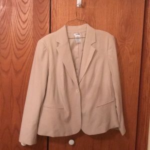 Light tan 2- button Jacket